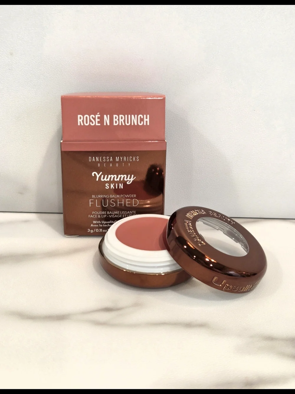 Danessa Myricks Beauty Yummy Skin Blurring Balm Powder Flushed In Rose N Brunch
